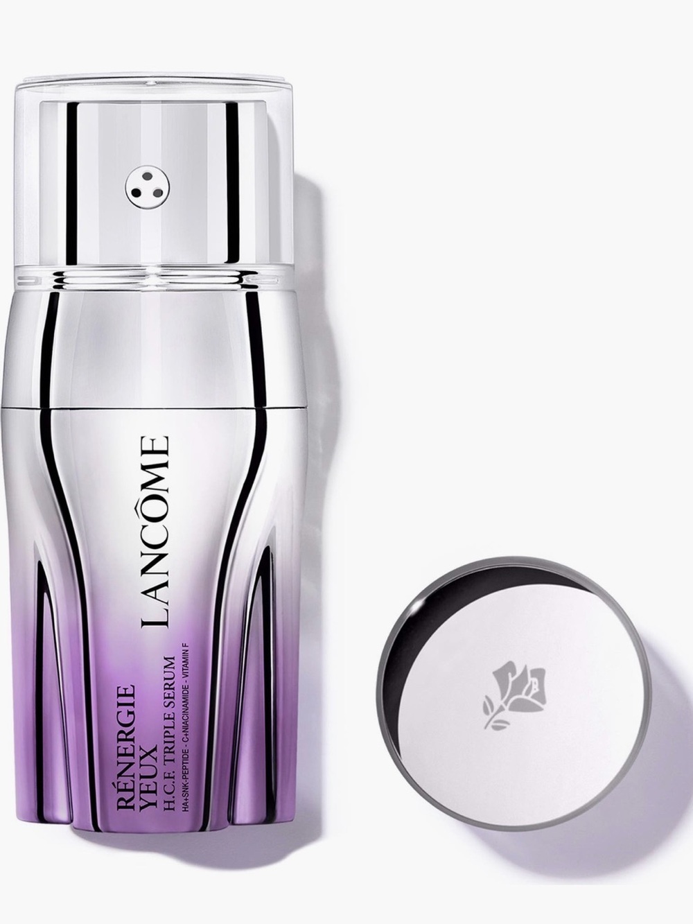 NWT Lancôme Rénergie Yeux H.C.F. Triple Serum Eye Cream – White